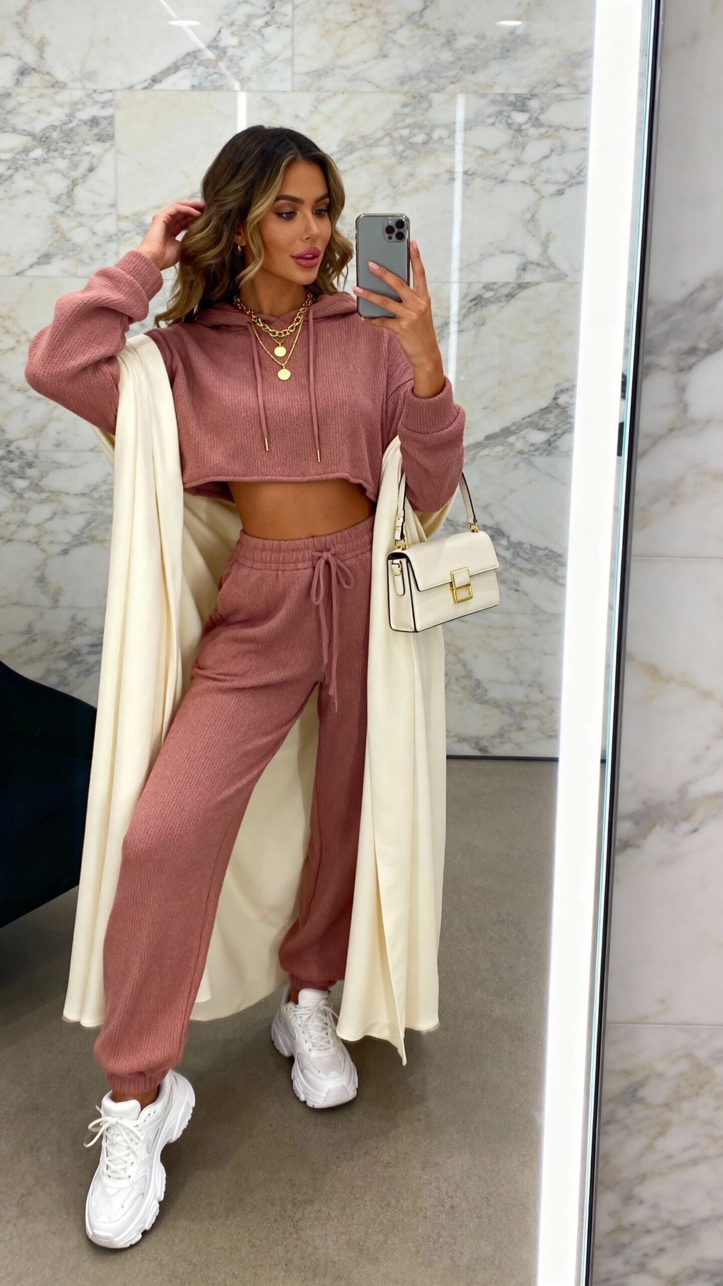 comfortable yet sophisticated travel ensemble