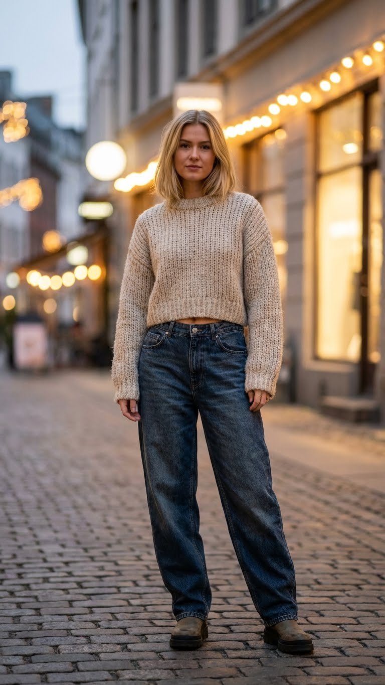 12 Baggy Jeans Going Out Outfit Ideas for Night Looks