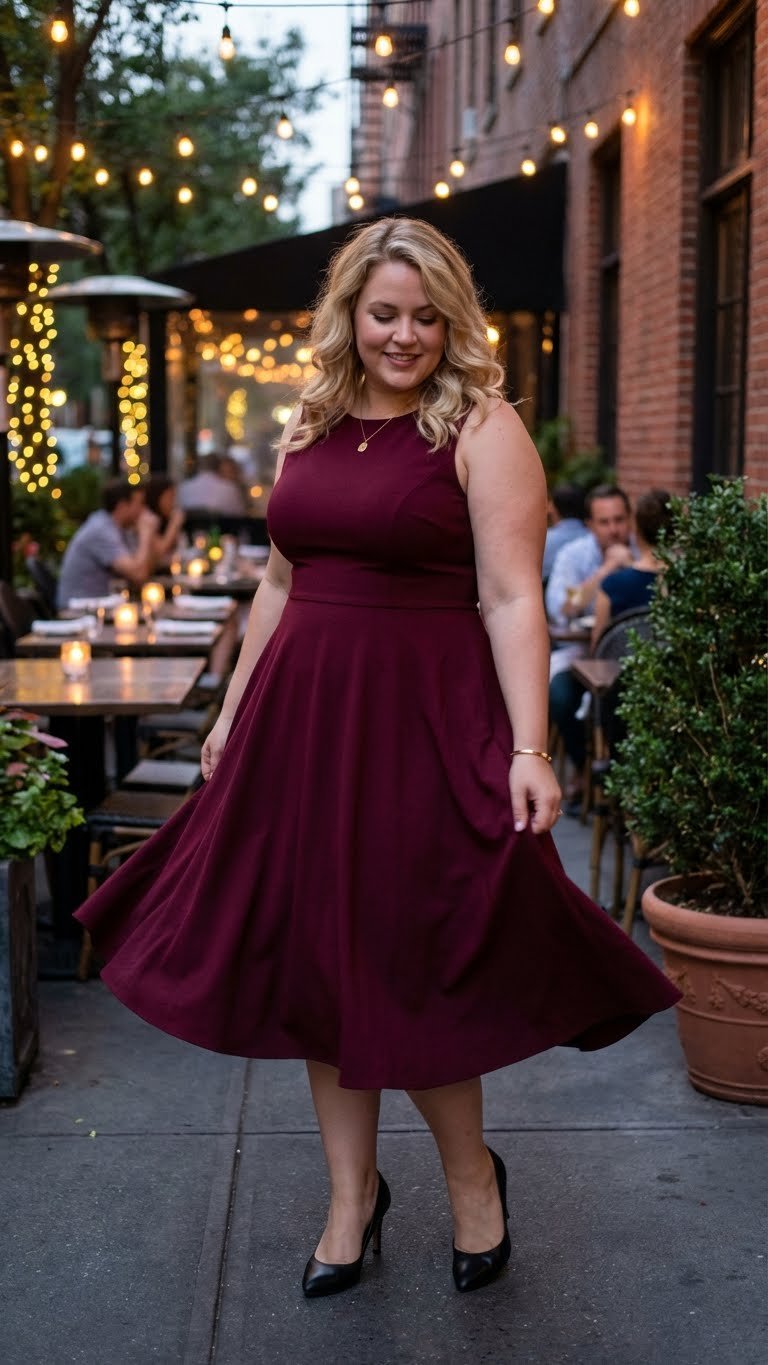 14 Classy Plus Size Dinner Outfit Ideas That Flatter