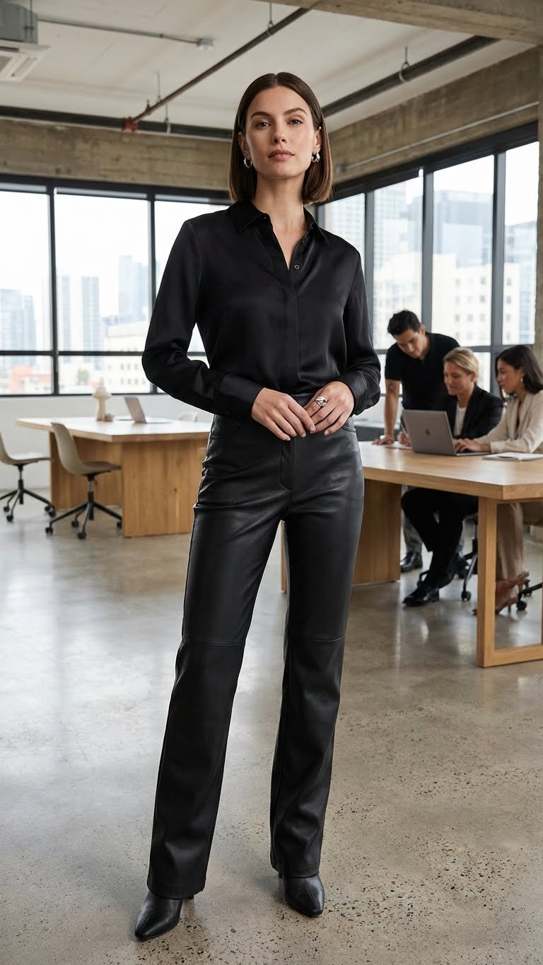 12 Black Blouse Office Outfit Ideas That Always Work