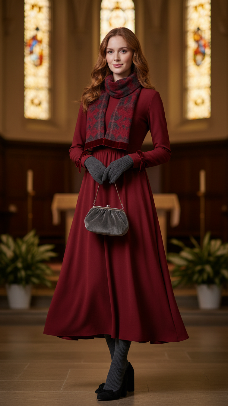 12 Warm Church Outfit Ideas for Cold Weather Sundays
