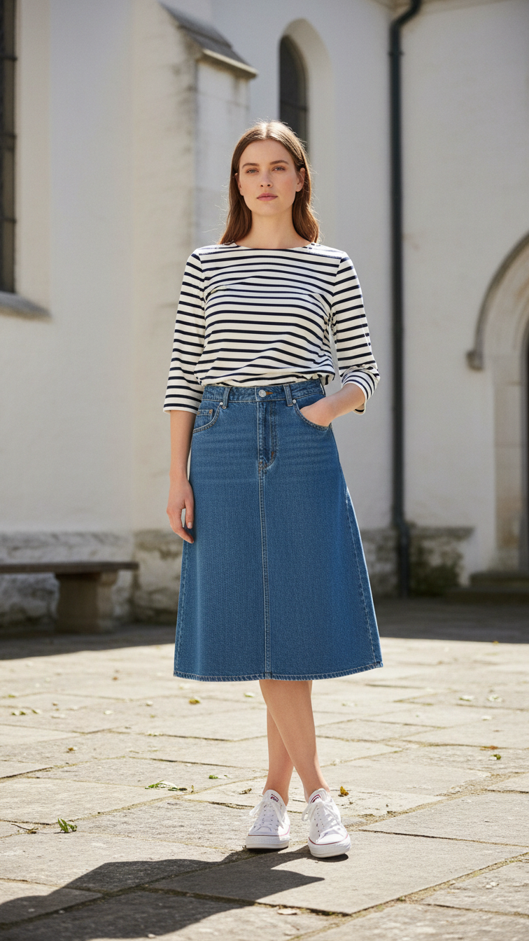 10 Classy Church Skirt Outfit Ideas for a Feminine Touch