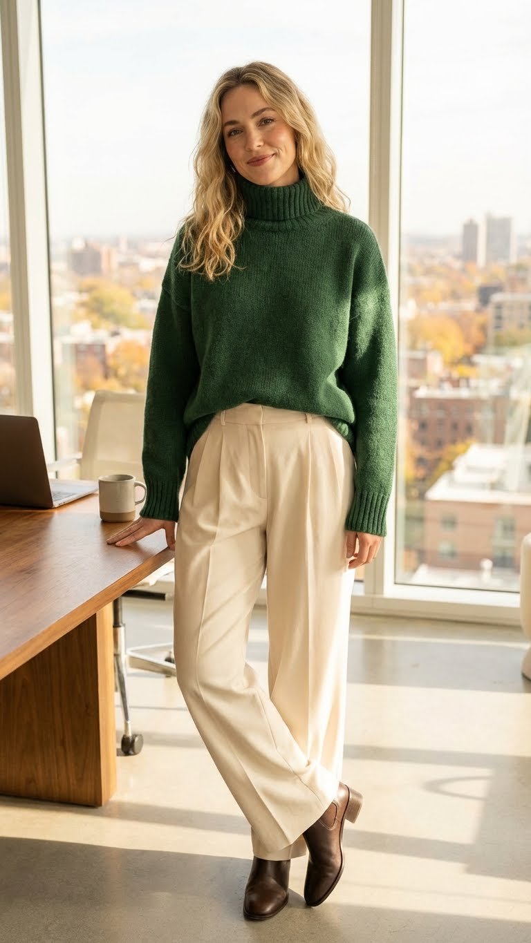 15 Baggy Office Outfit Ideas That Still Look Polished