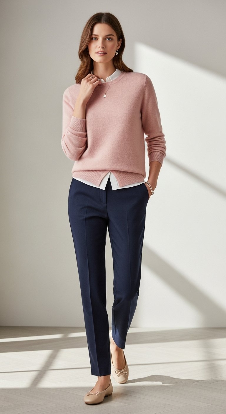 12 Navy Blue Trousers Outfit Ideas for Polished Looks