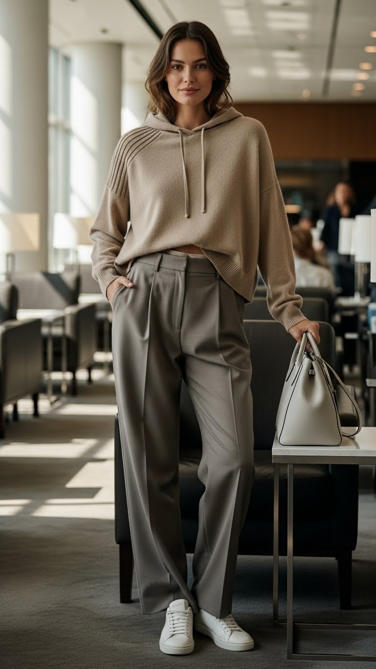 13 Simple Airport Outfit Ideas That Always Look Polished