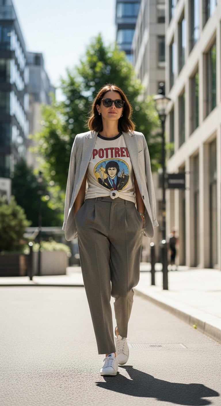 13 Loose Trousers Outfit Ideas for Comfort Meets Style