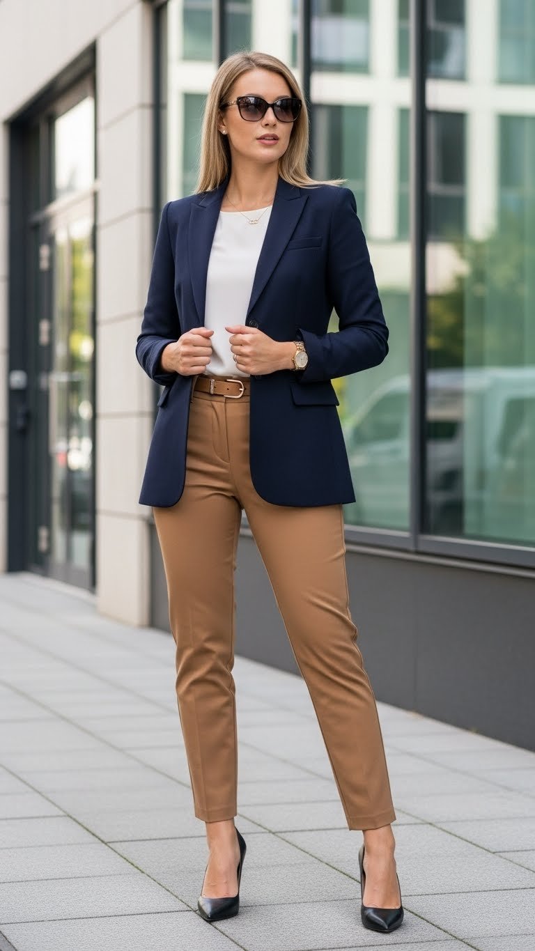 10 Camel Trousers Outfit Ideas That Look Timeless
