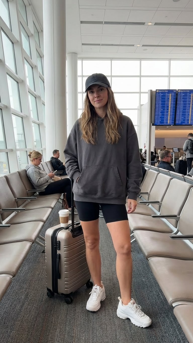 13 Cozy Airport Outfit Ideas for Effortless Travel Style