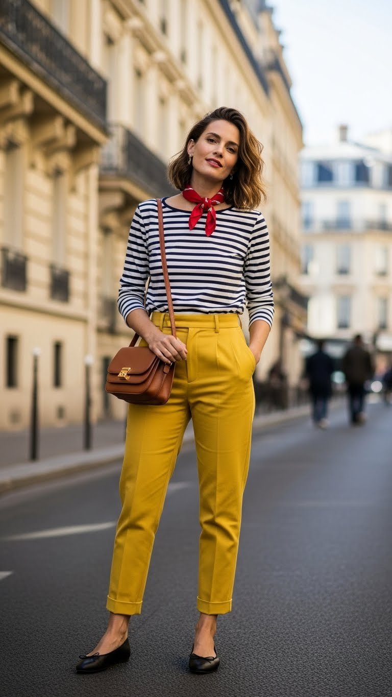 10 Yellow Trousers Outfit Ideas That Brighten Any Outfit