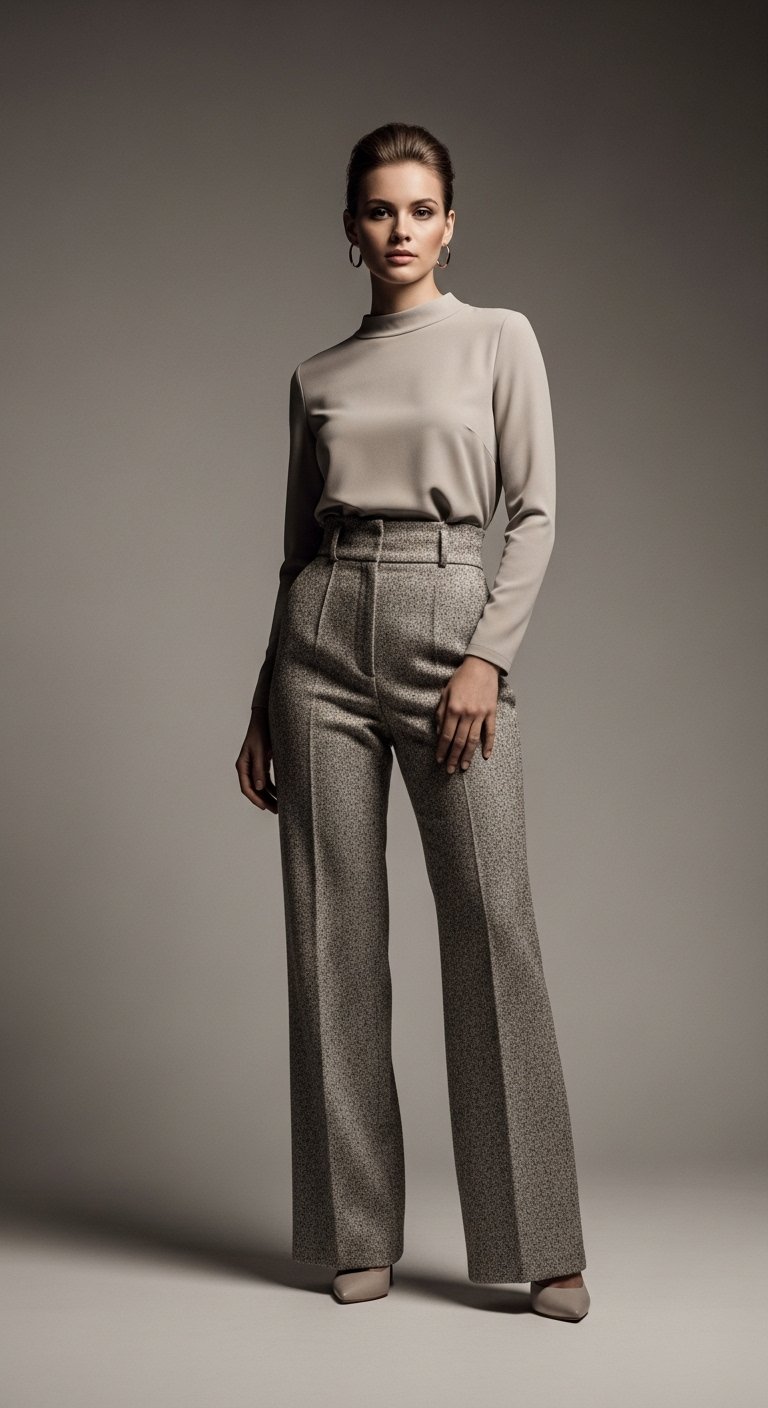 13 Tweed Trousers Outfit Ideas with Classic Elegance