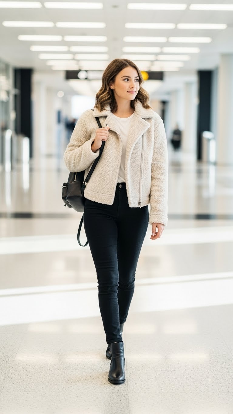15 Fall Airport Outfit Ideas Perfect for Layered Travel Looks