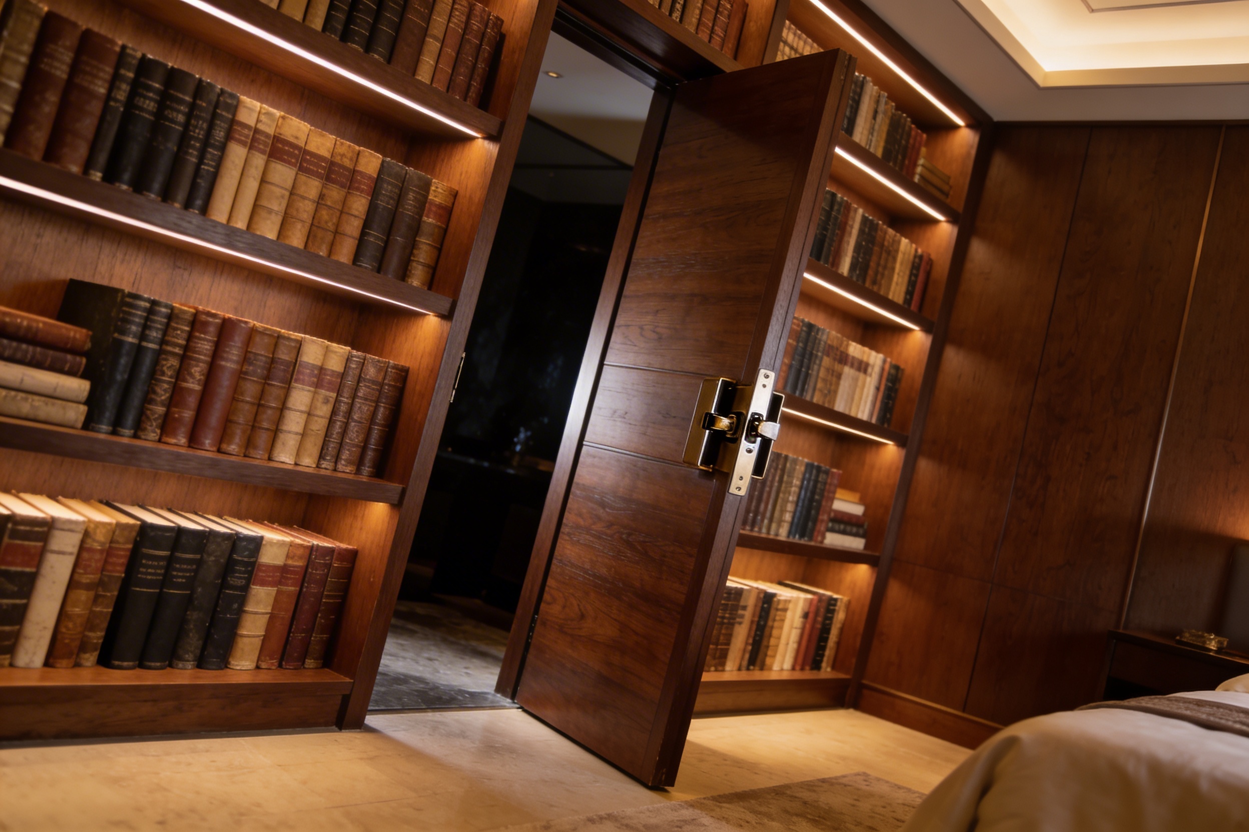 How to Hide a Door in a Bedroom Like a Secret Agent