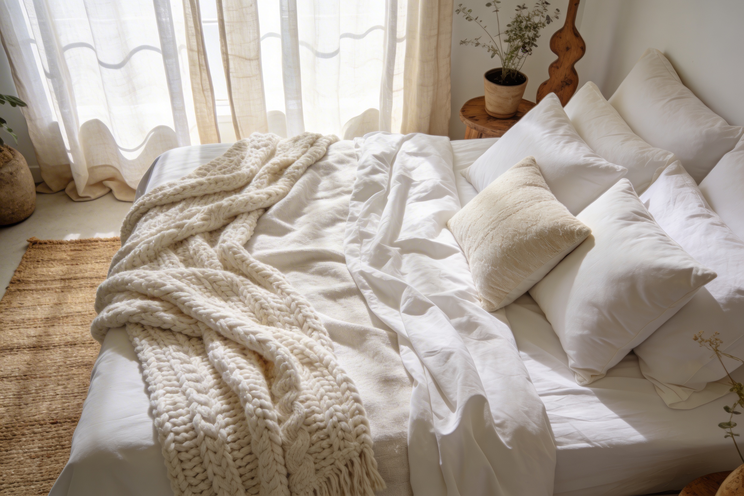 How to Decorate a White Bedroom Without It Looking Boring