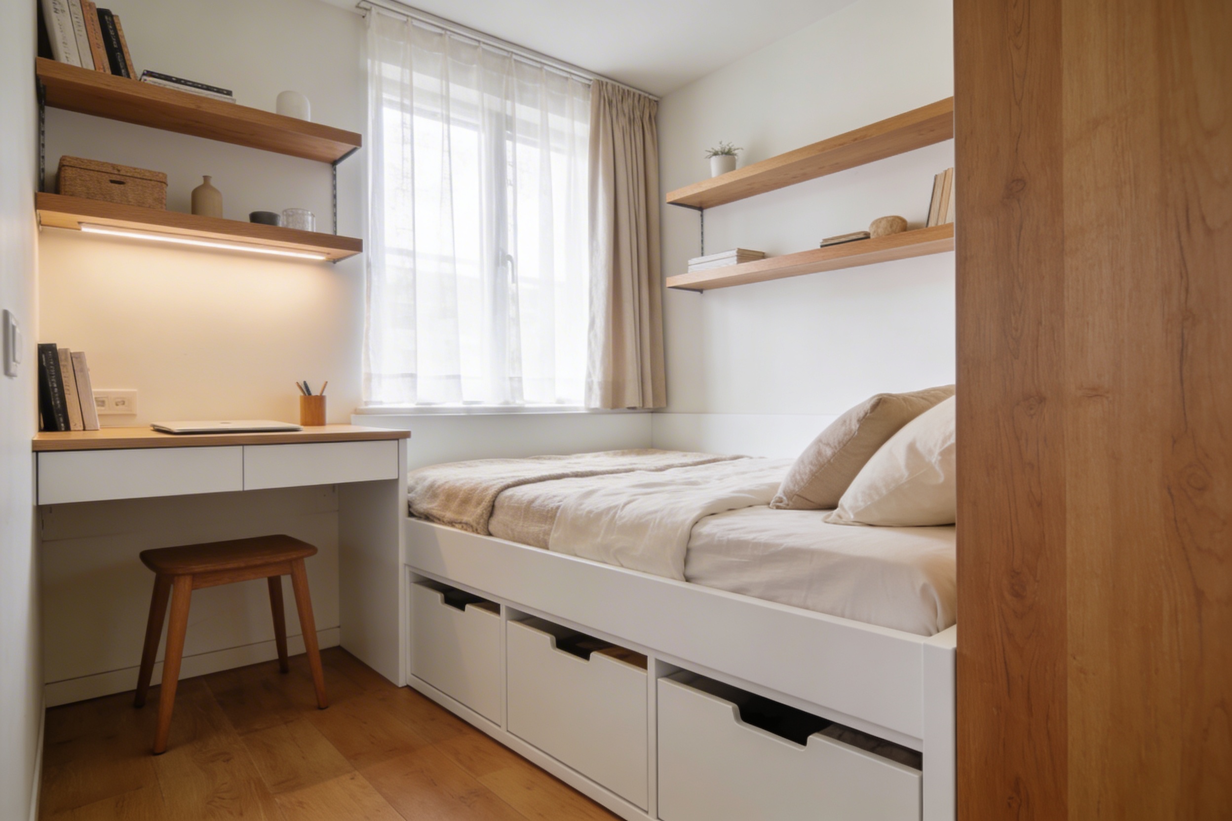 How to Furnish a Small Bedroom Without Going Crazy