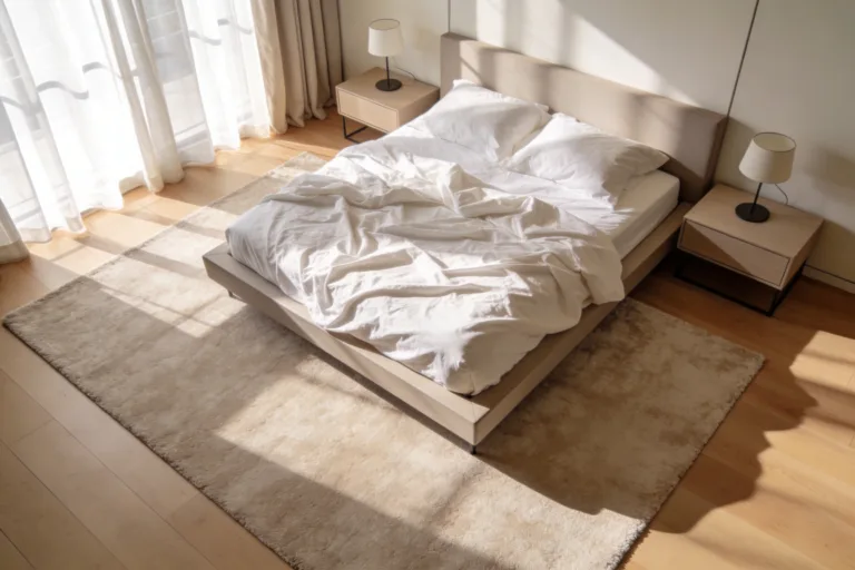 Rug in Bedroom How to Place It Without Looking Dumb