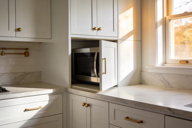 How to Hide Microwave in Kitchen Like a Designer