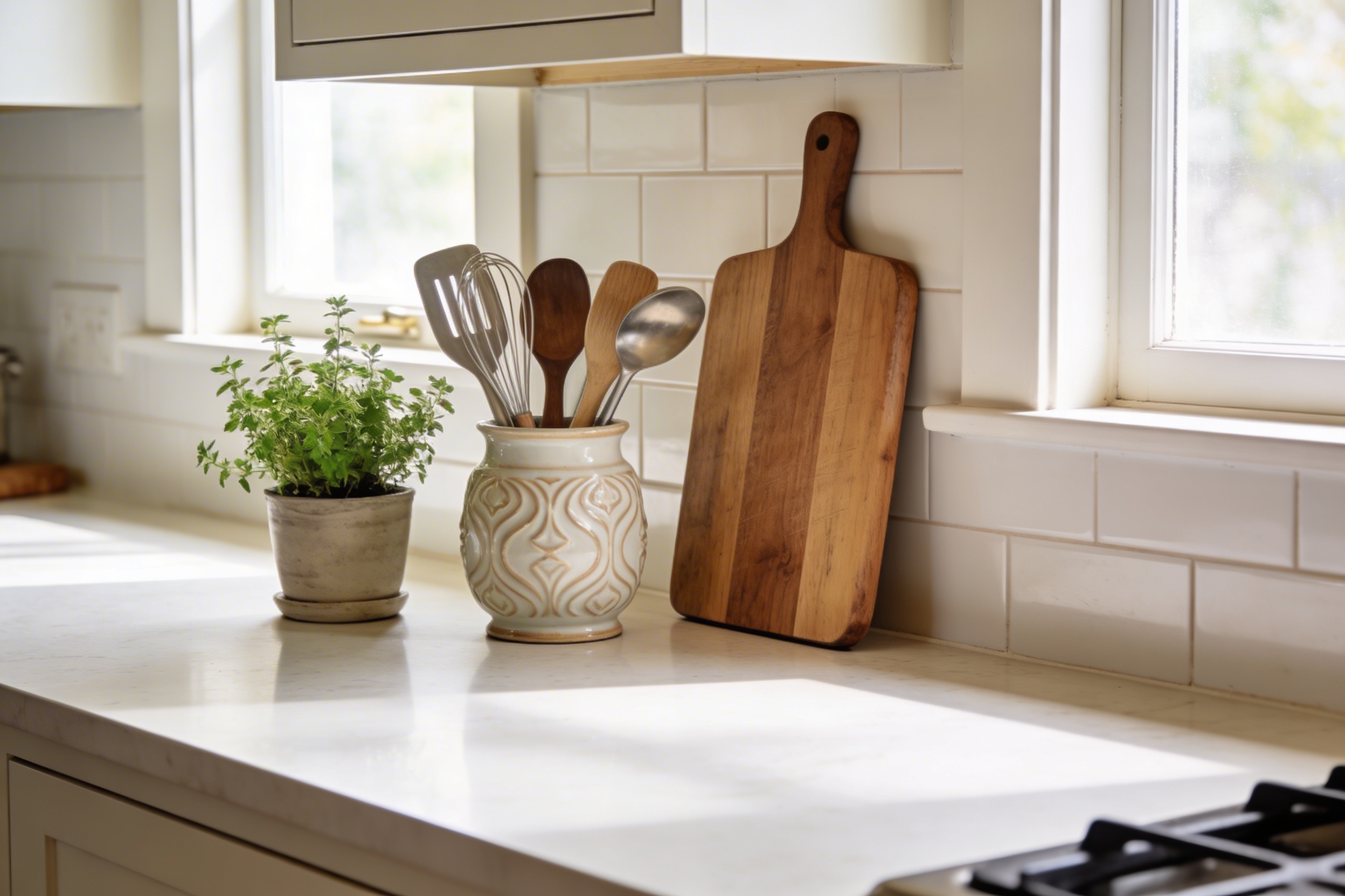 How to Decorate Kitchen Counters Without the Clutter
