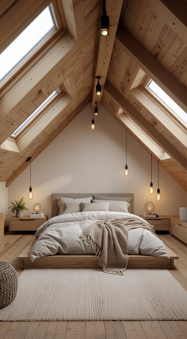 angled ceiling lighting solutions