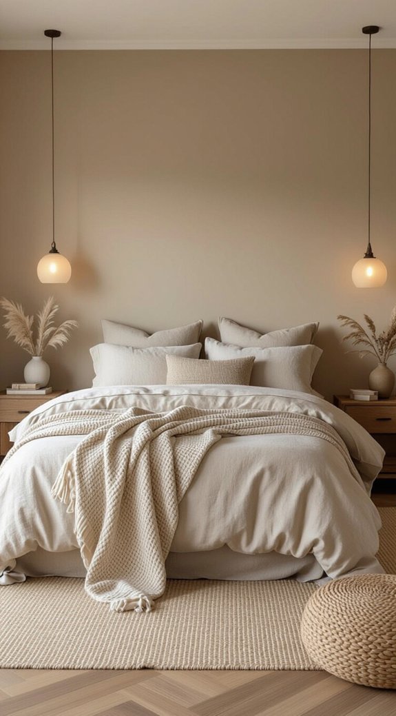 beige bedroom serenity