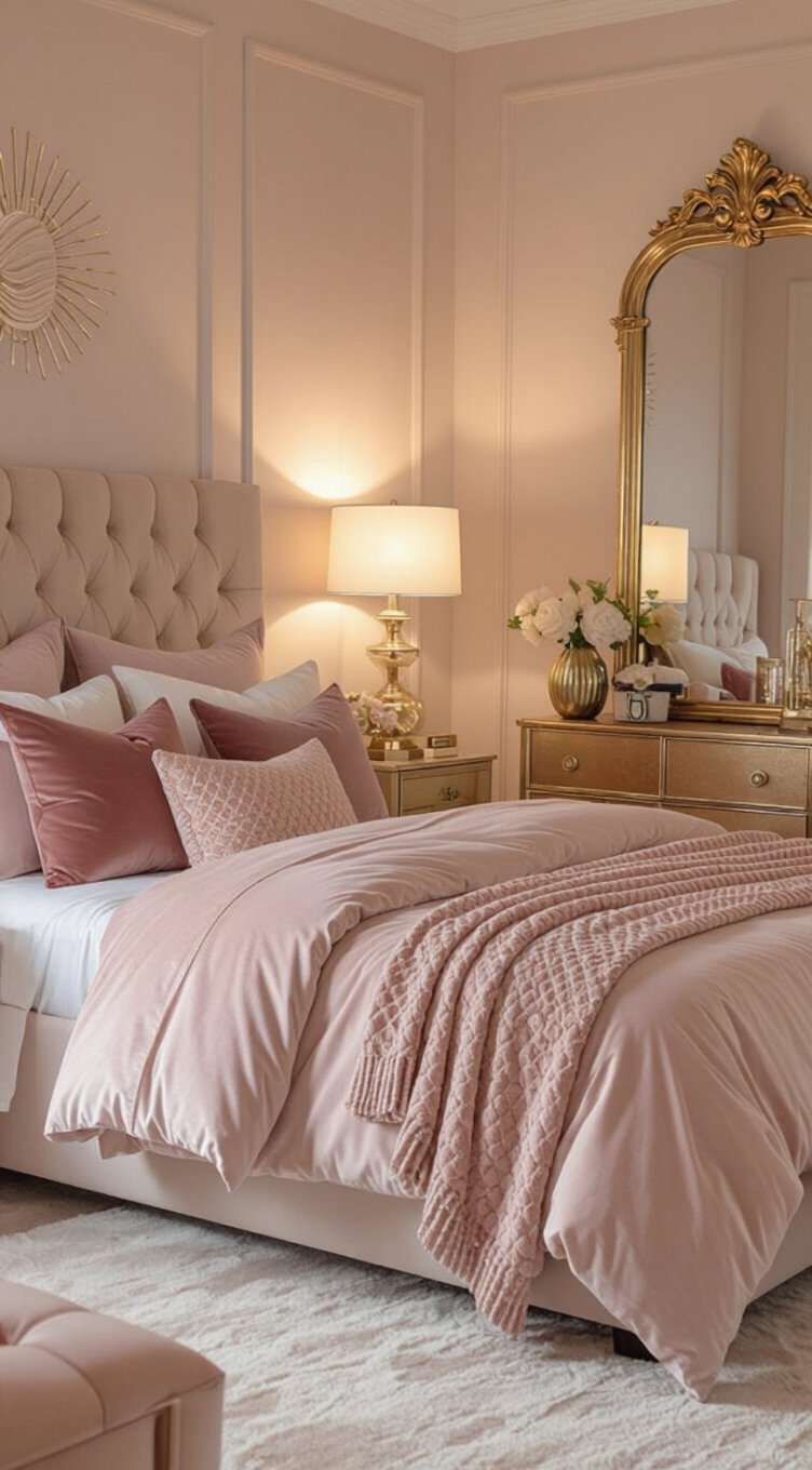 blush pink glamour