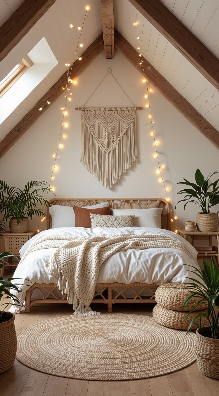 bohemian attic sanctuary vibes