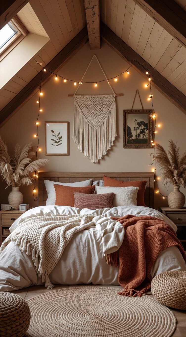 boho gallery wall style