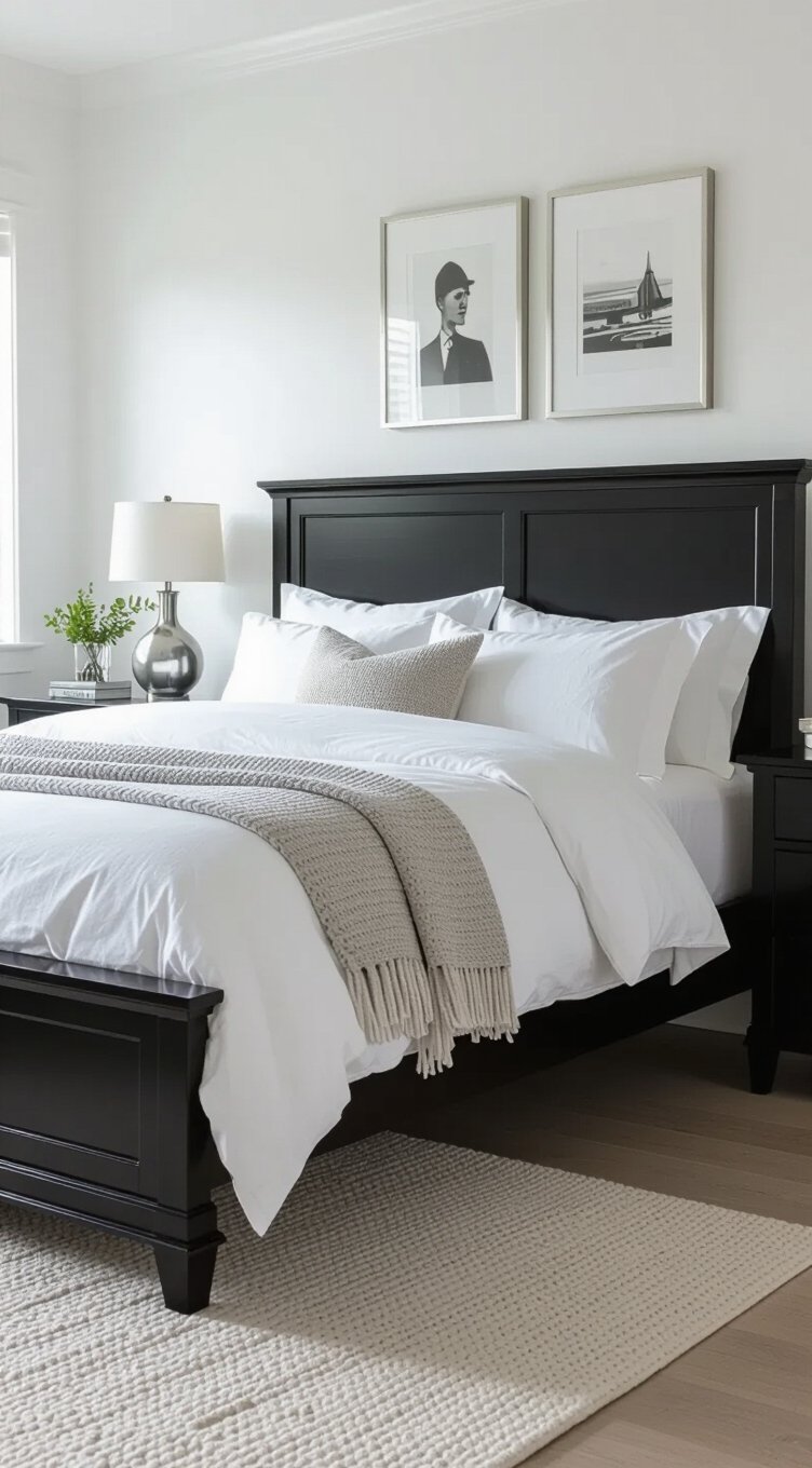 bold black furniture contrast