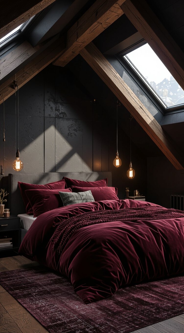 bold intimate dark sanctuary