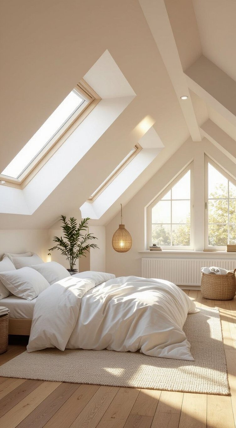 brighten attic lofts naturally