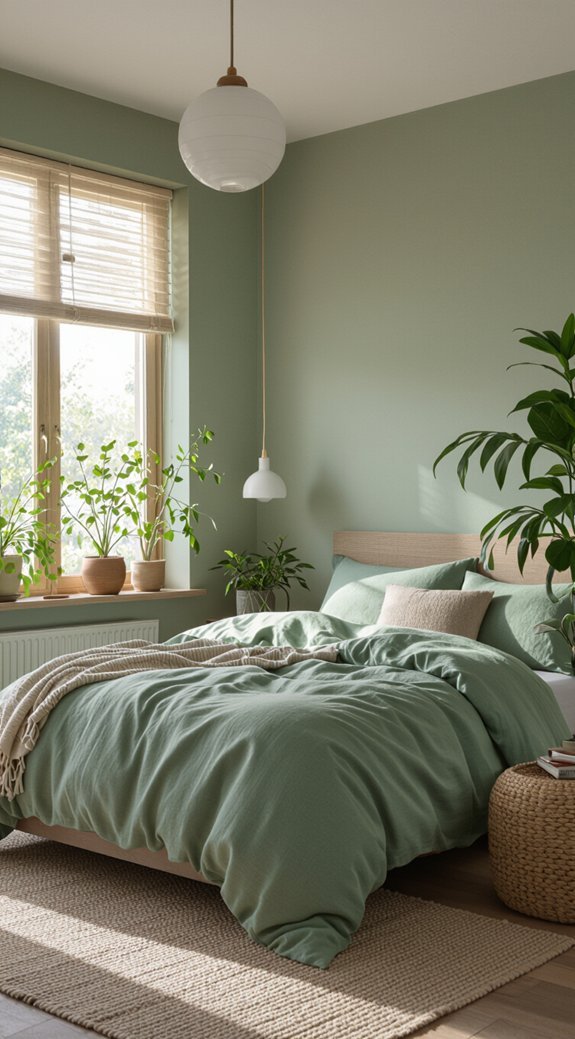 calm sage green retreat