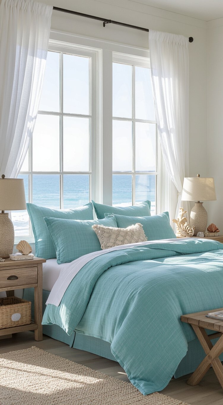 coastal aqua beach escape