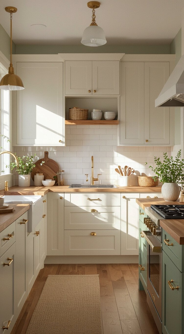 color palettes for spacious kitchens
