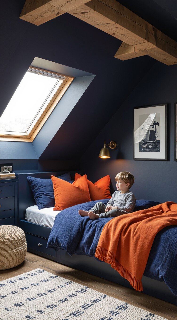 color schemes for cozy attics