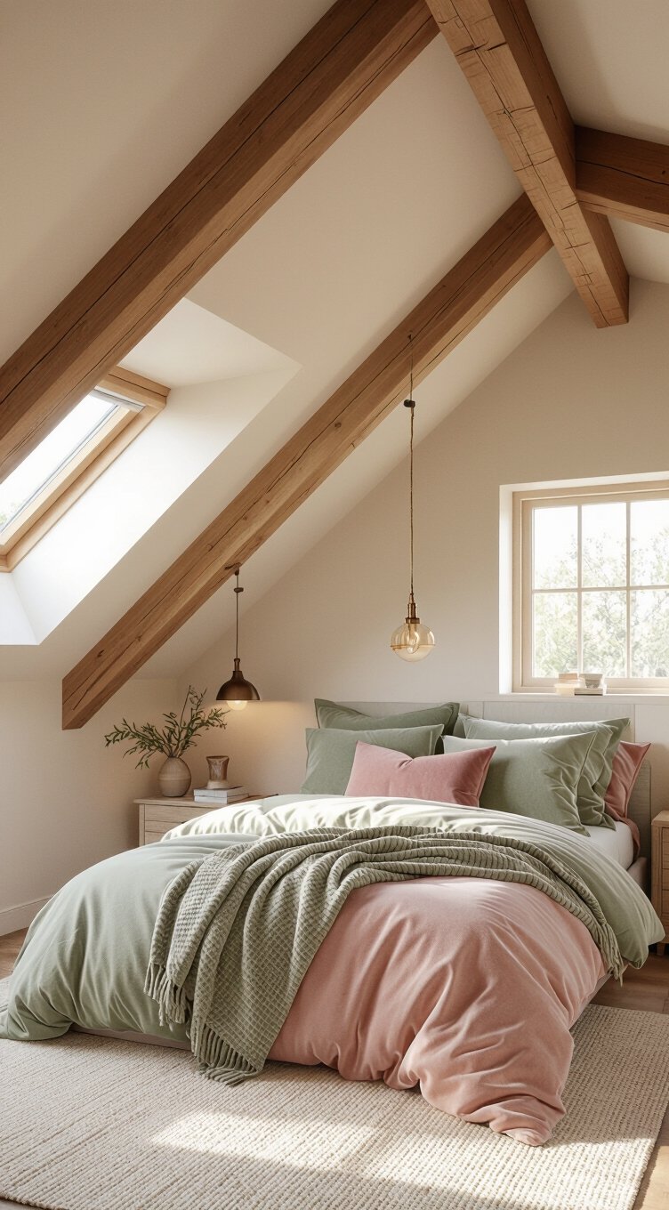 cozy attic color palettes