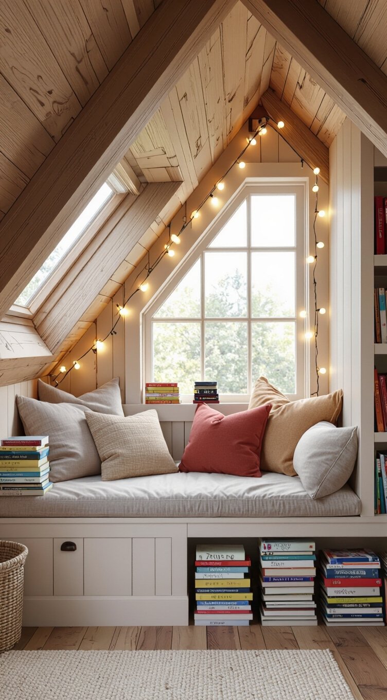 cozy reading nooks with bean bags