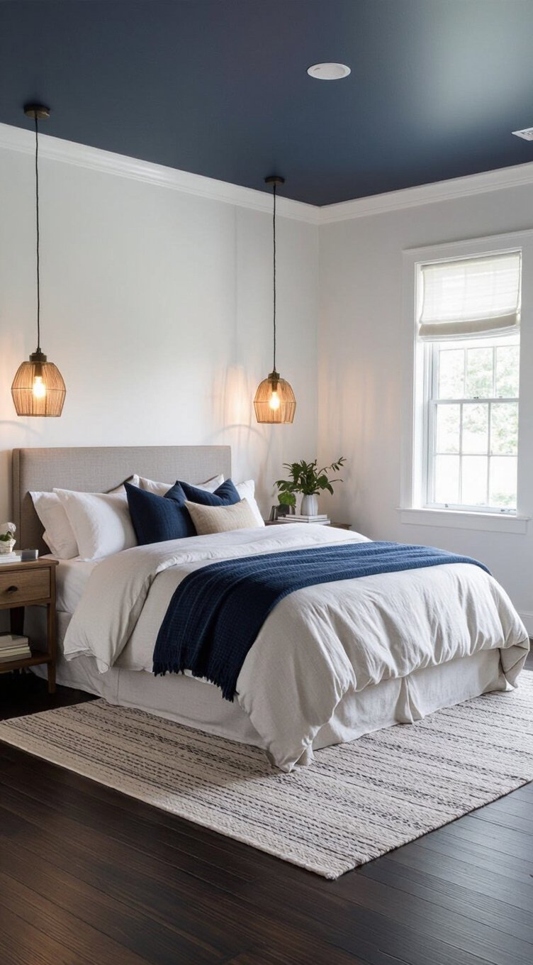 deep blue ceiling drama