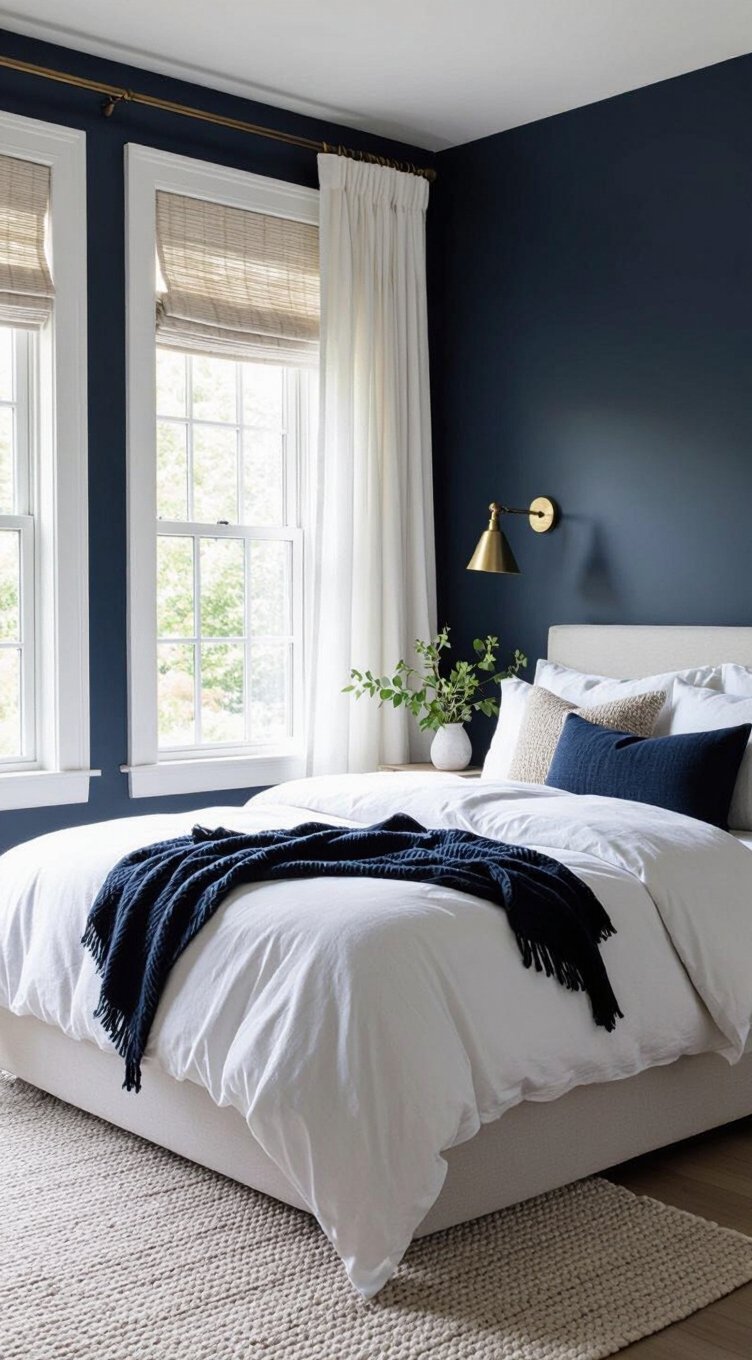 deep blue light reflective airy