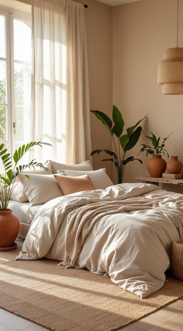 earthy beige natural texture retreat