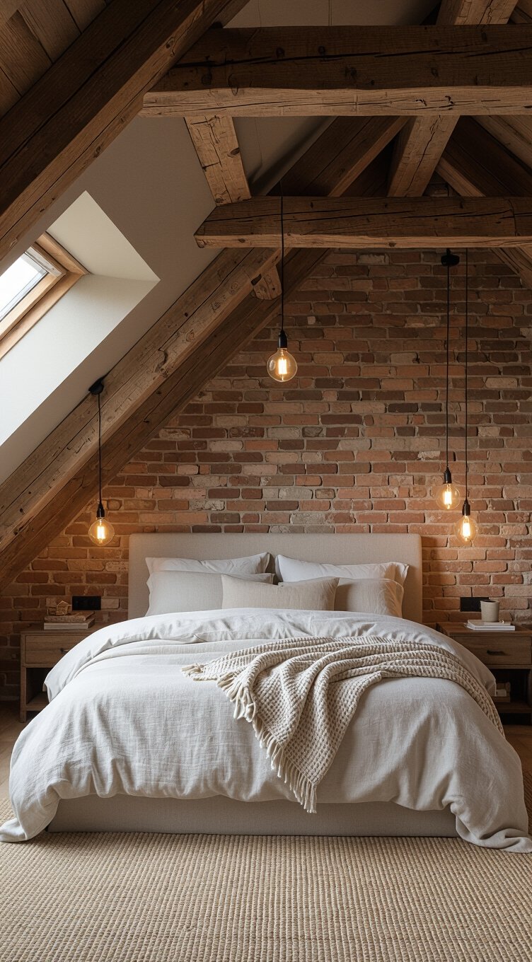 exposed beams raw textures preserved