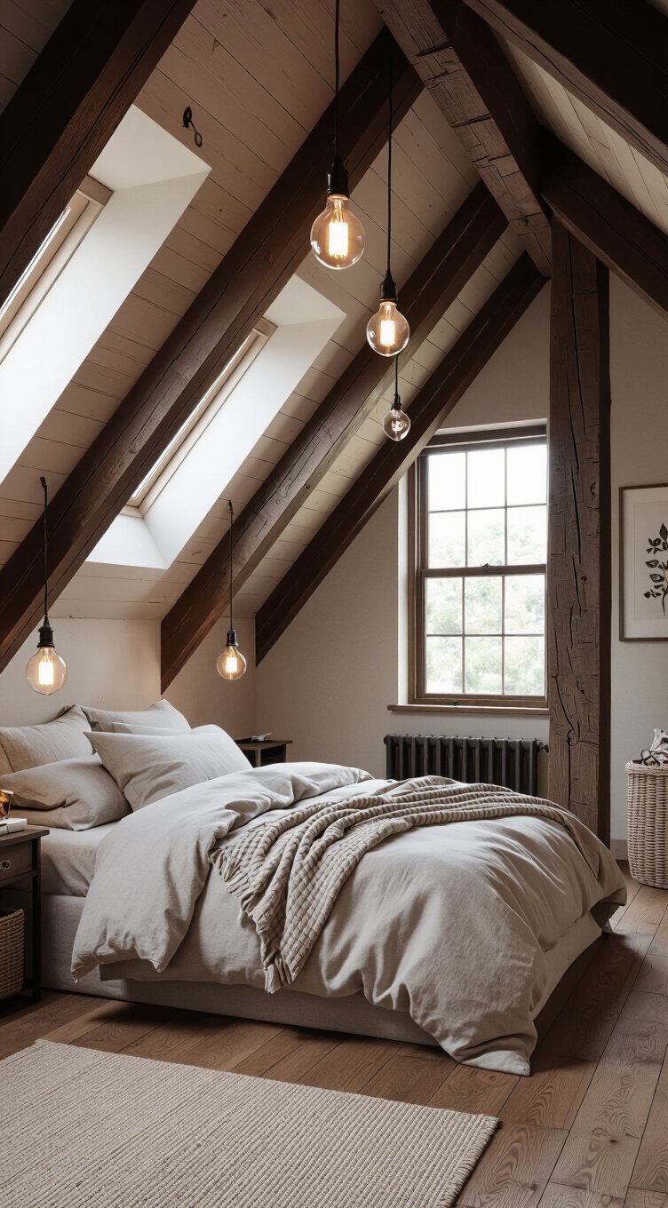 exposed beams rustic charm