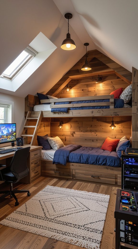 functional boys attic hangout
