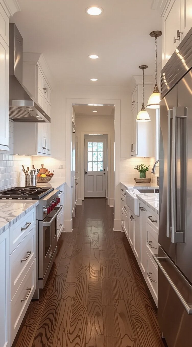 galley layout for small kitchens