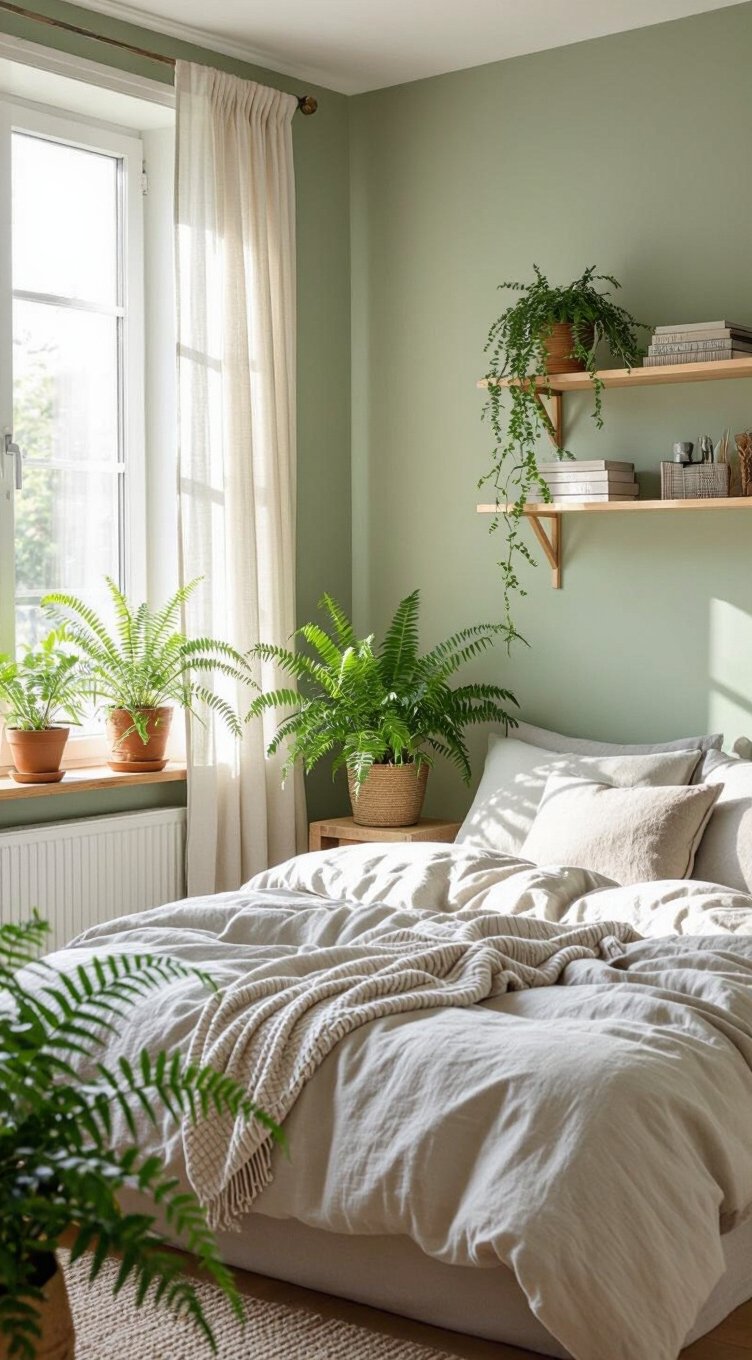 green decor for small spaces