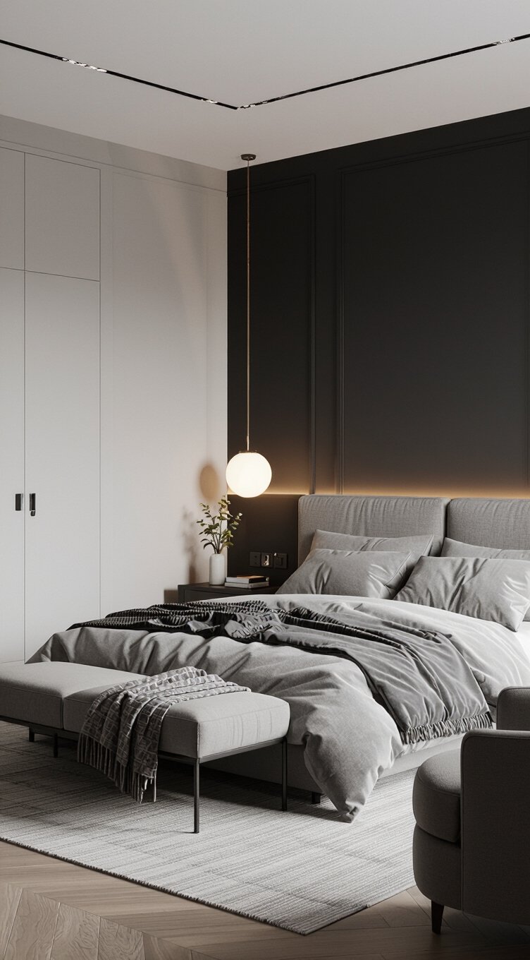 grey walls set mood
