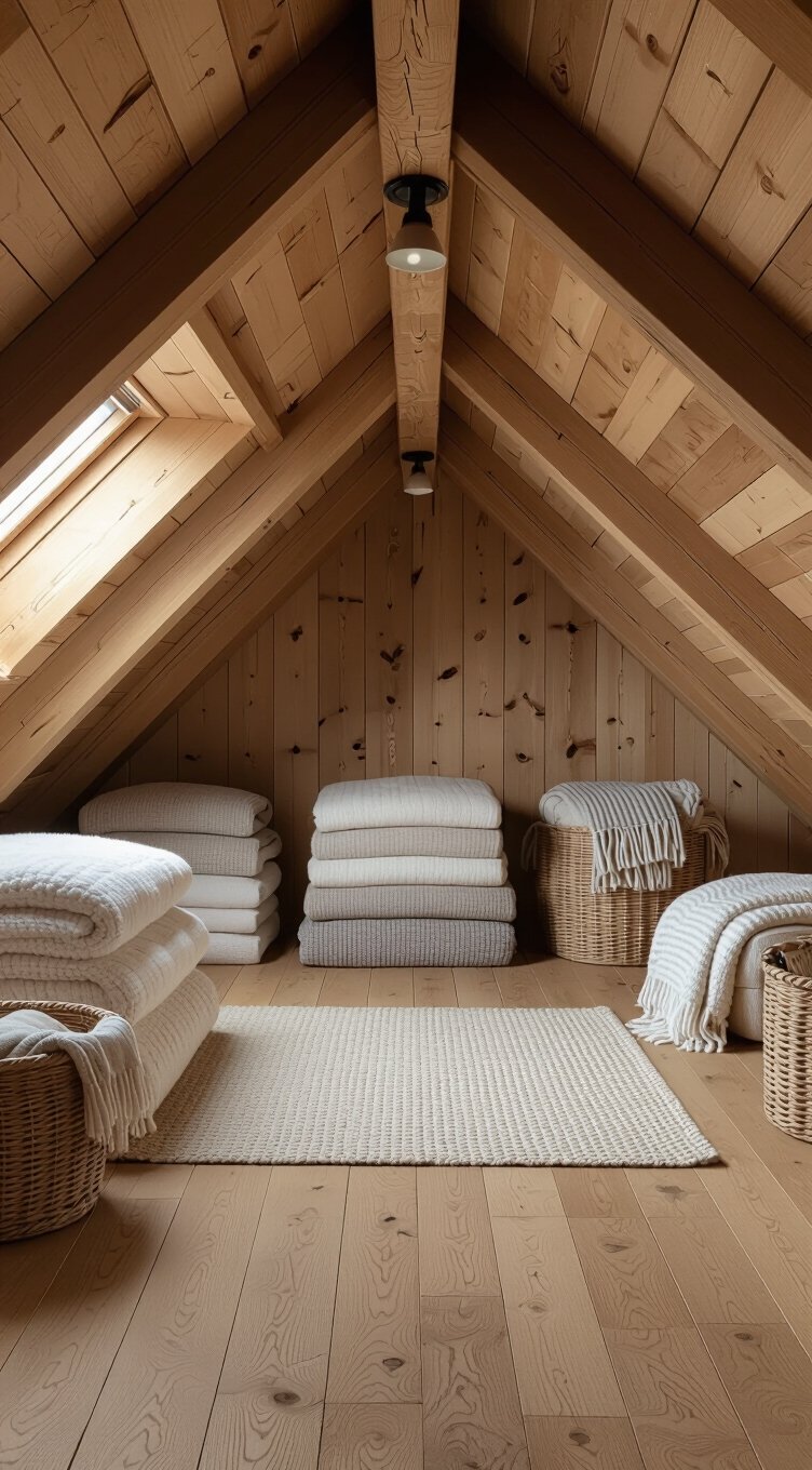 hidden attic floor storage compartments