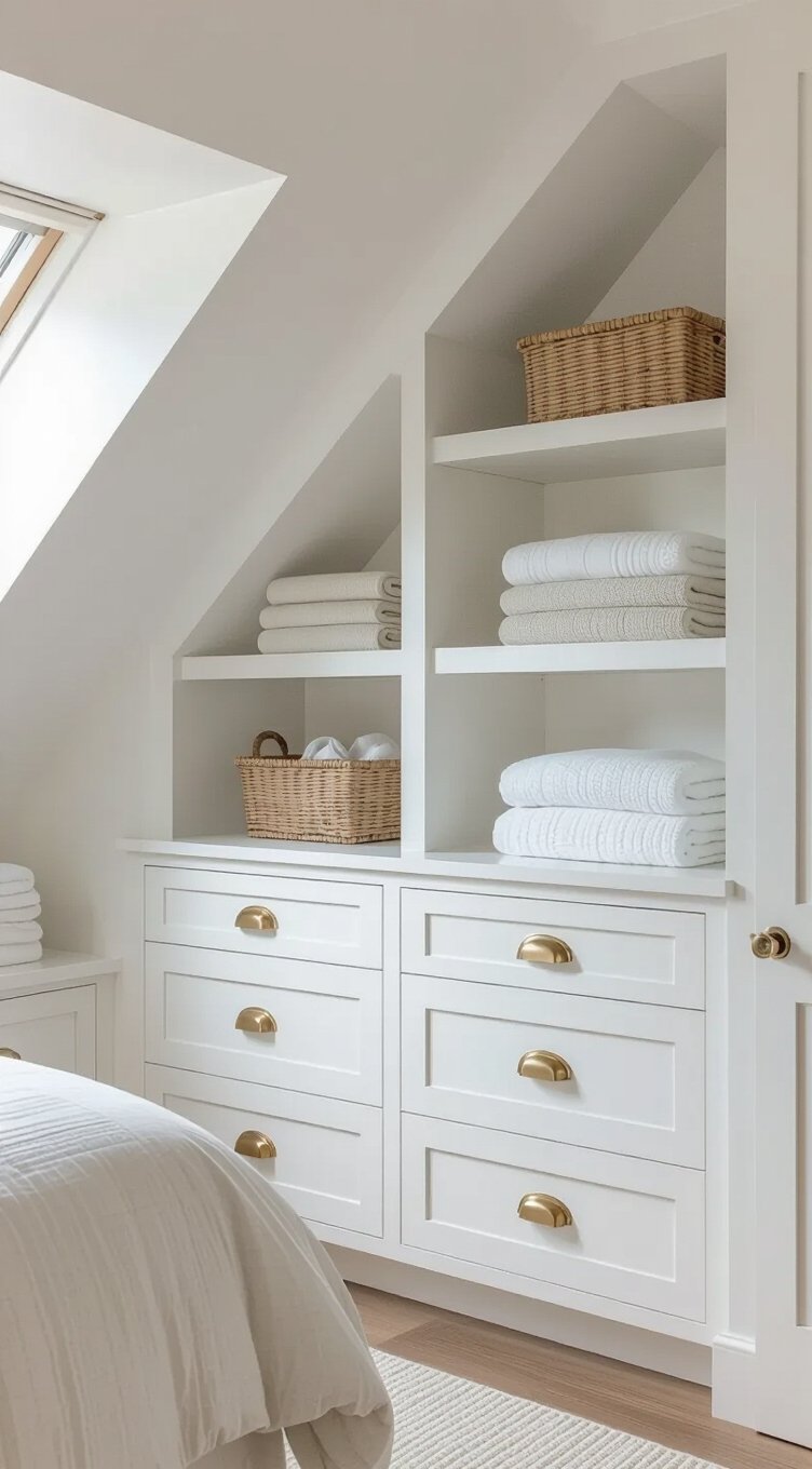 knee wall storage solutions