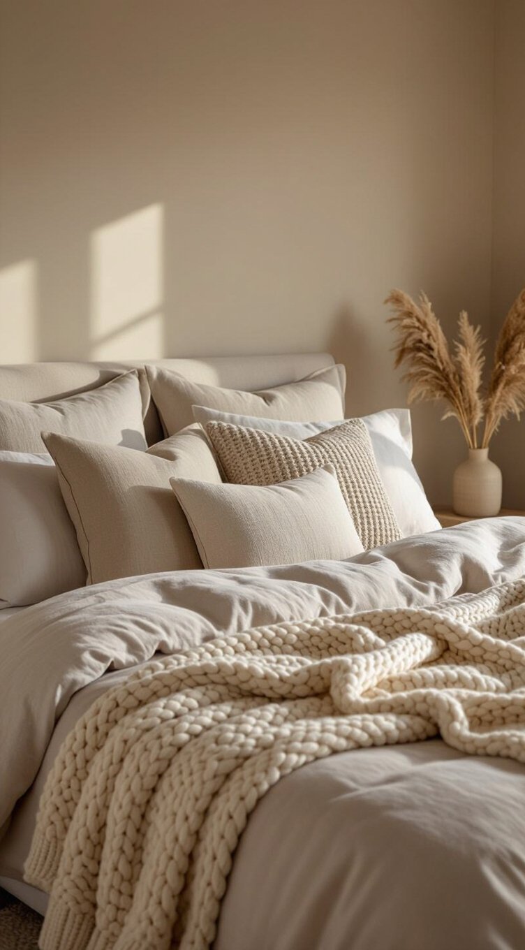 layered textures for cozy warmth