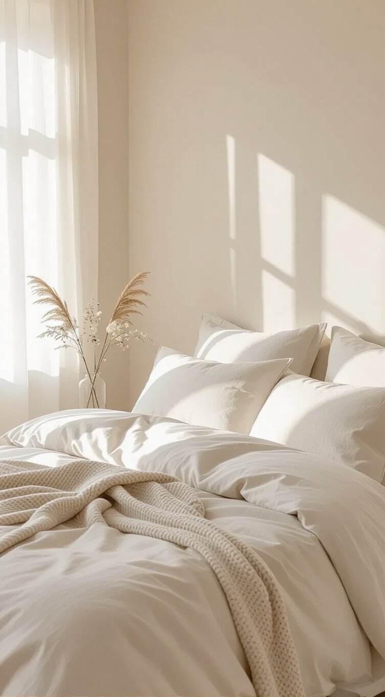 layered whites for depth