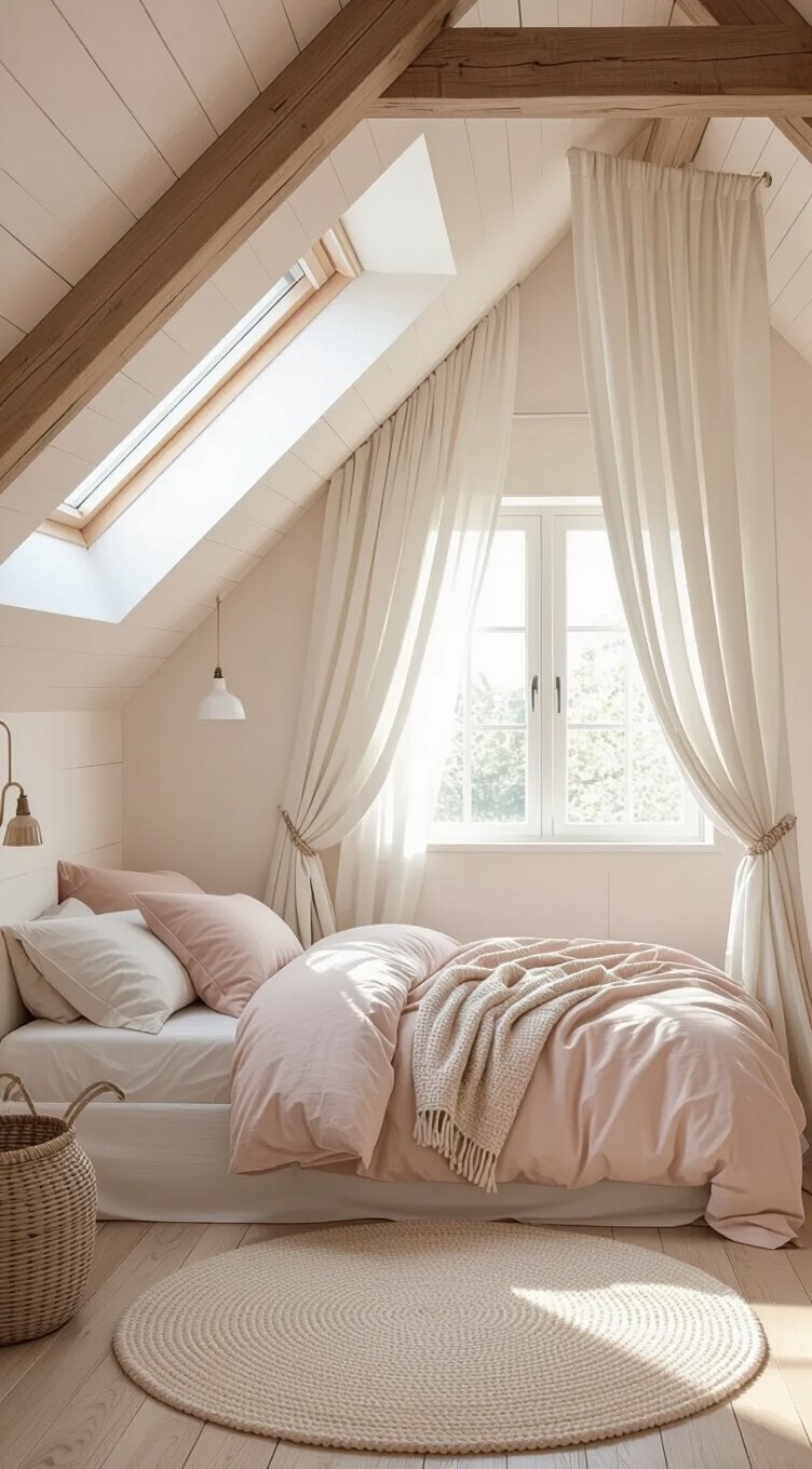 light colors for small attics