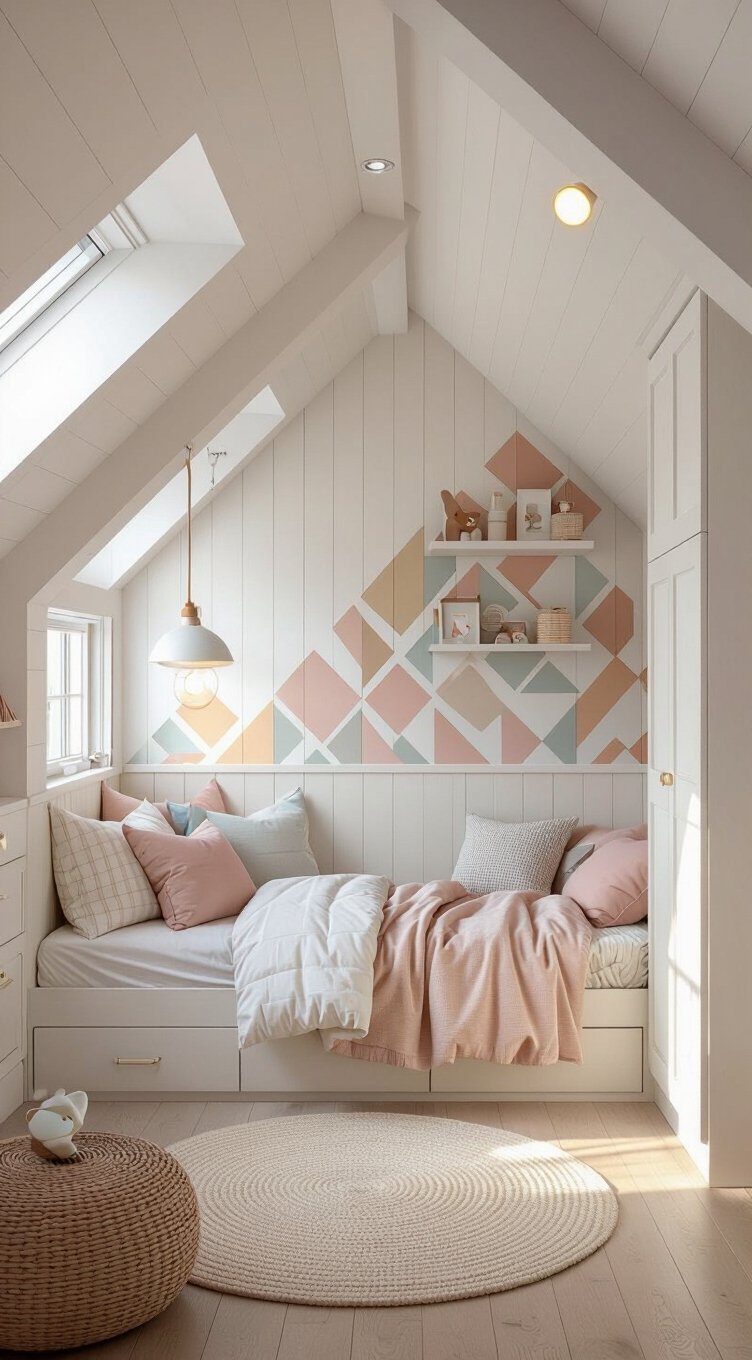 light colors subtle patterns